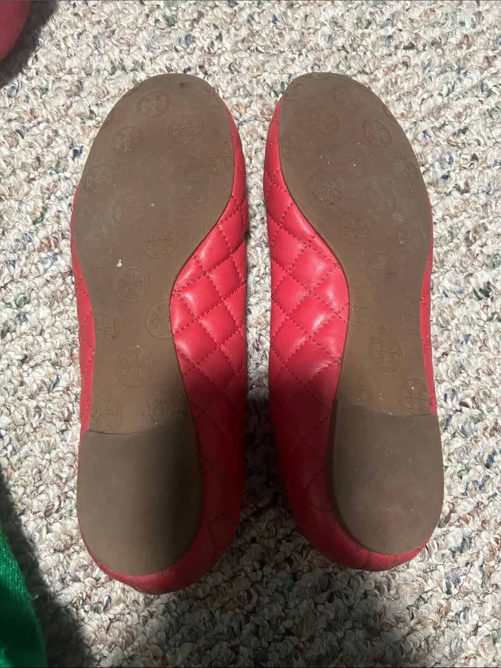Red Tory Burch shoes